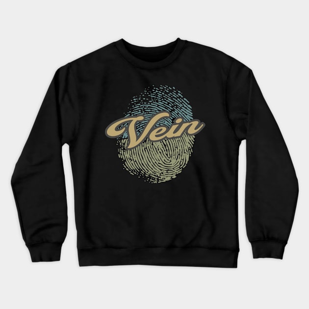 Vein Fingerprint Crewneck Sweatshirt by anotherquicksand